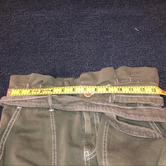 Free People Splendor in the Grass Mini Skirt with Belt & Pockets Size 6 - Picture 10 of 11